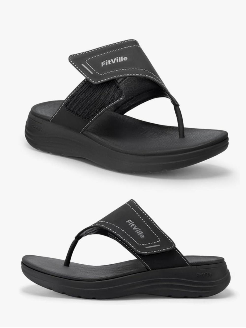 WIDE WIDTH FITVILLE THONG SANDAL